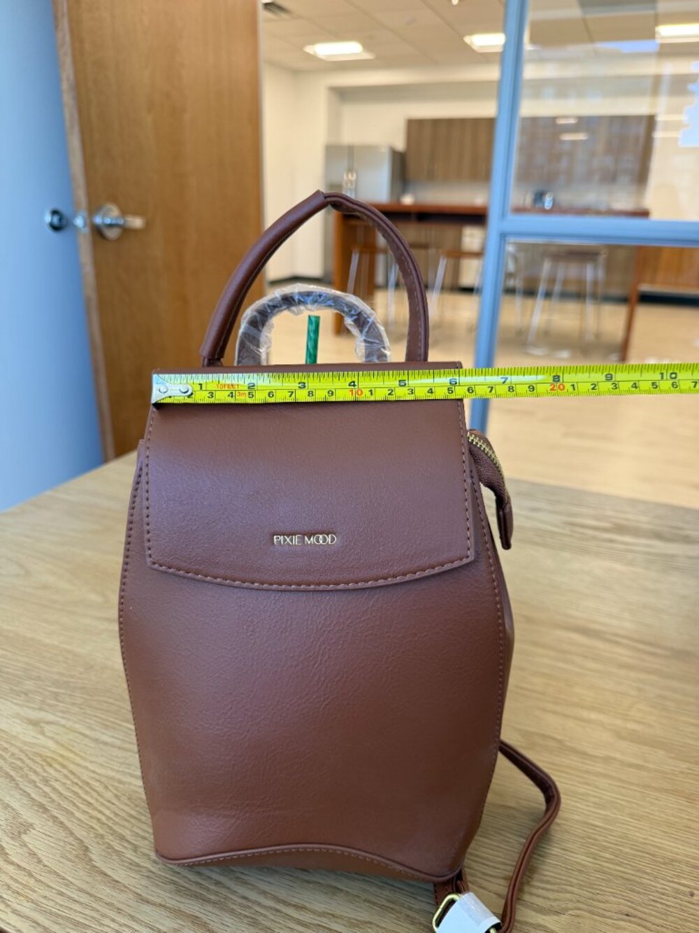 Pixie Mood mini Kim Backpack Chesnut Brand new with tags- vegan leather! - Picture 2 of 9